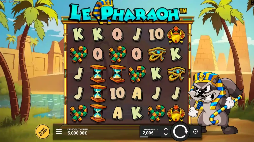 Le Pharaoh Slot im Demo Modus im Corsaza Casino